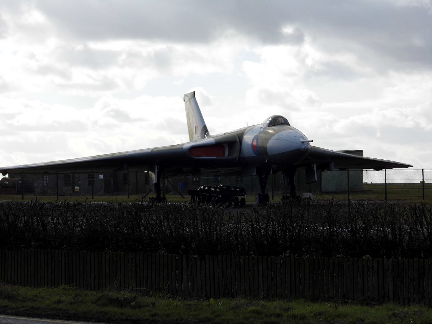 Falklands hero Avro Vulcan XM 607, RAF Waddington 19th February 2019.