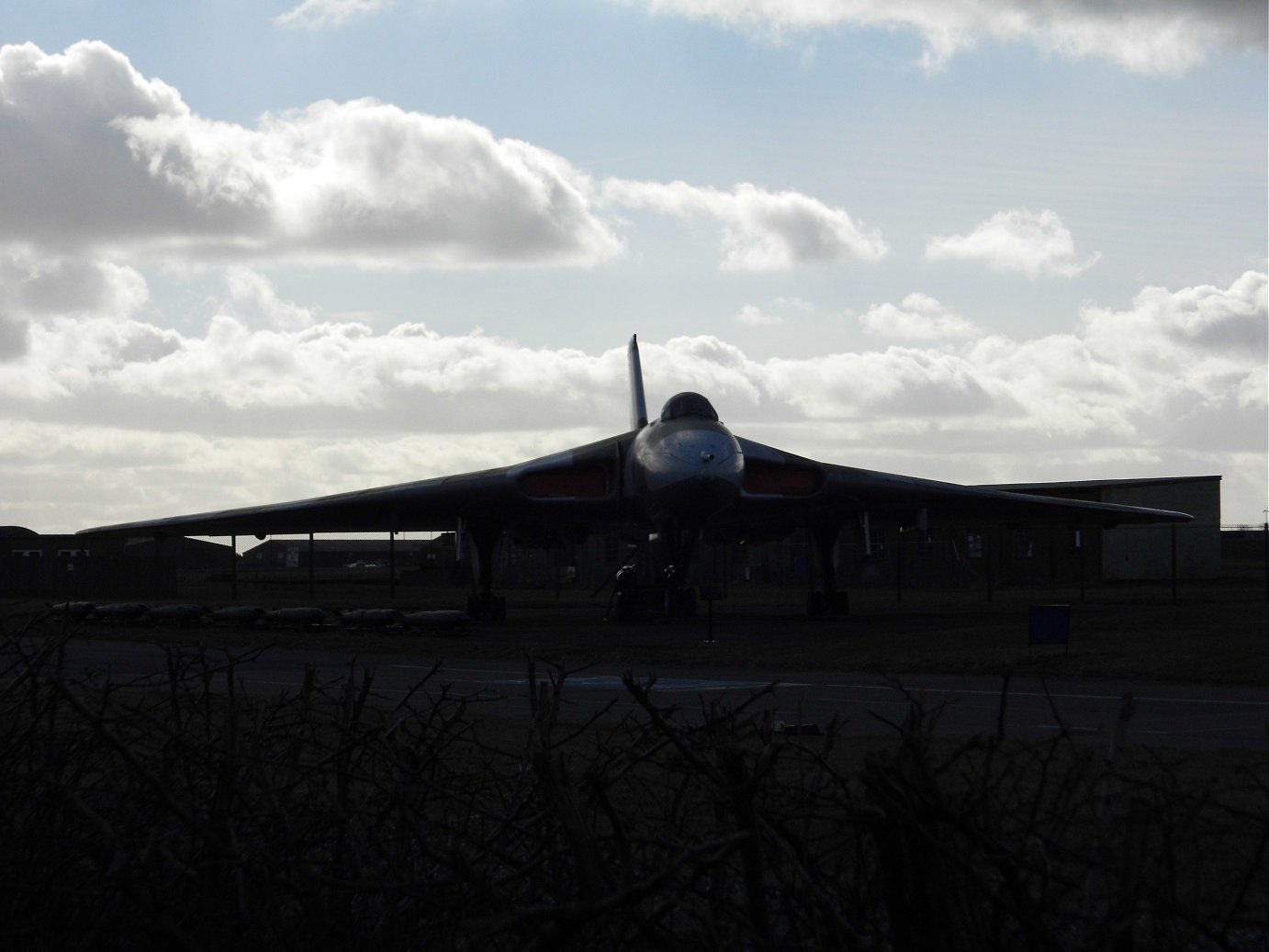 Falklands hero Avro Vulcan XM 607, RAF Waddington 19th February 2019.