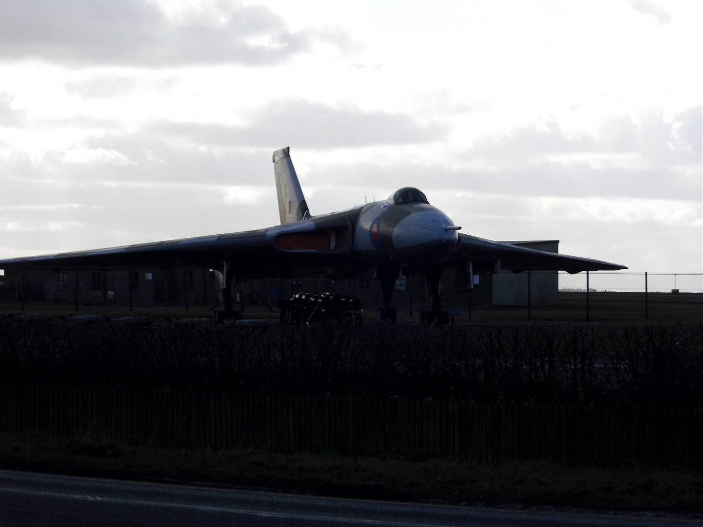 Falklands hero Avro Vulcan XM 607, RAF Waddington 19th February 2019.