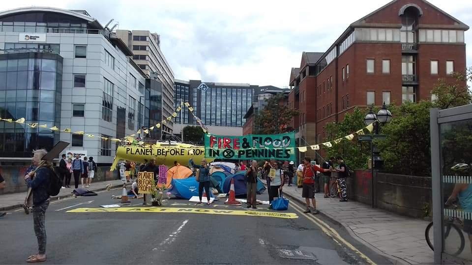 Extinction Rebellion Leeds 18th July 2019.