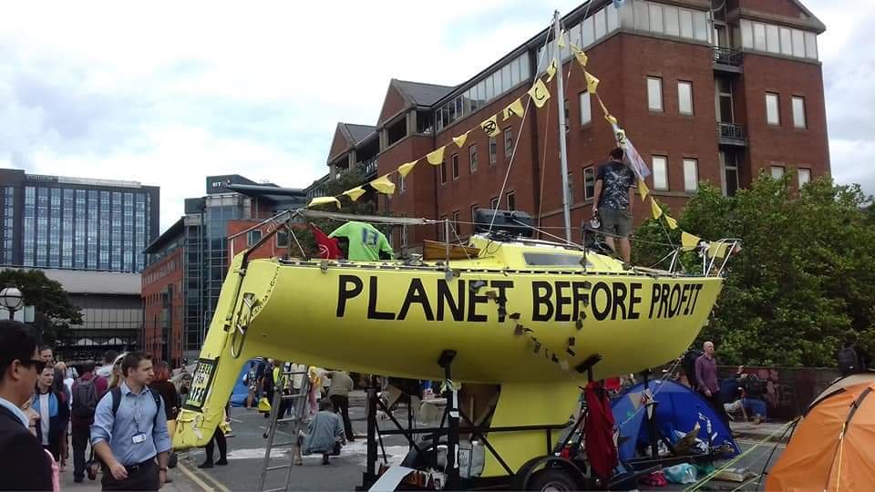 Extinction Rebellion Leeds 18th July 2019.