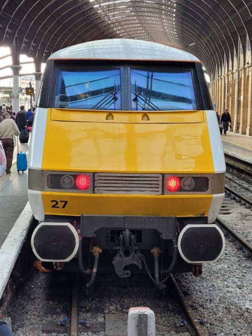 Cab of 60008 Dwight D. Eisenhower, Sat 28/12/2013. 