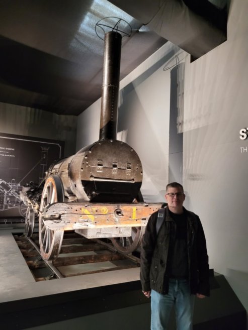 Rocket at the National Raiway Museum, Sat 23/04/2022.